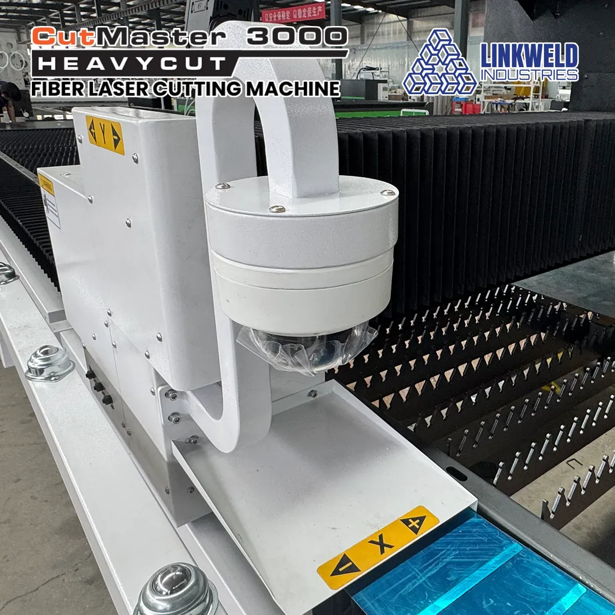 เครื่องตัดไฟเบอร์เลเซอร์ / เครื่องตัดเลเซอร์ Linkweld Industries รุ่น CutMaster 3000 - Image 4