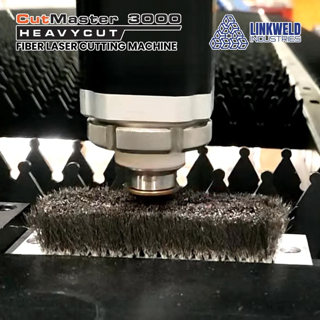 เครื่องตัดไฟเบอร์เลเซอร์ / เครื่องตัดเลเซอร์ Linkweld Industries รุ่น CutMaster 3000 - Image 3