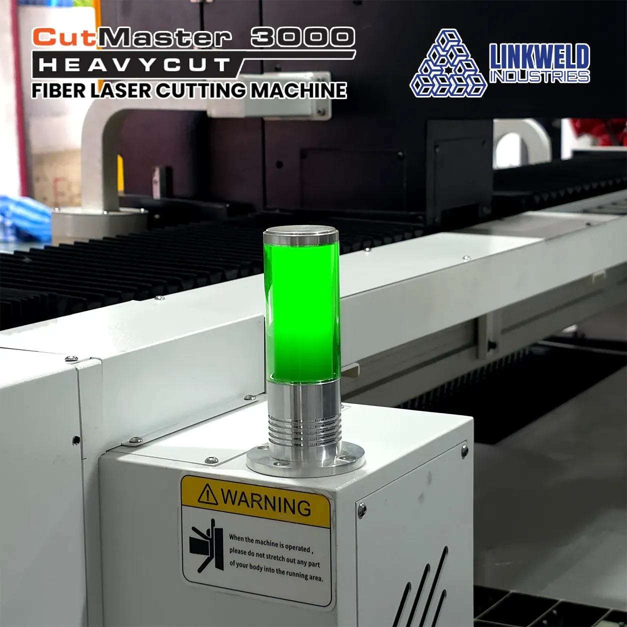 เครื่องตัดไฟเบอร์เลเซอร์ / เครื่องตัดเลเซอร์ Linkweld Industries รุ่น CutMaster 3000 - Image 5