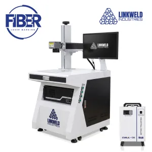 เครื่องไฟเบอร์เลเซอร์มาร์คกิ้ง / เครื่องเลเซอร์มาร์คกิ้ง Linkweld Industries รุ่น 30 วัตต์