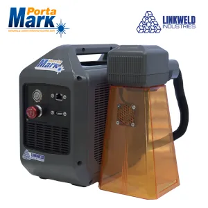 เครื่องไฟเบอร์เลเซอร์มาร์คกิ้ง / เครื่องเลเซอร์มาร์คกิ้ง Linkweld Industries รุ่น 20W แบบถือ
