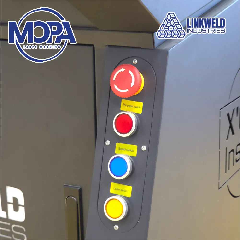 เครื่องไฟเบอร์เลเซอร์มาร์คกิ้ง / เครื่องเลเซอร์มาร์คกิ้ง Linkweld Industries รุ่น MOPA Laser 60W - Image 3