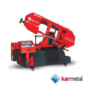 เครื่องเลื่อยสายพานสำหรับตัดโลหะ KARMETAL รุ่น OSA 300x380