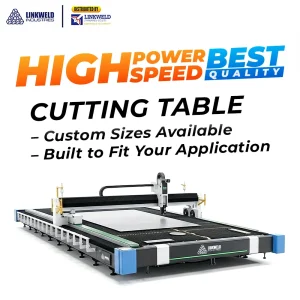 โต๊ะตัดแผ่นเหล็ก สำหรับเครื่องตัดไฟเบอร์เลเซอร์ / เครื่องตัดเลเซอร์ Linkweld Industries
