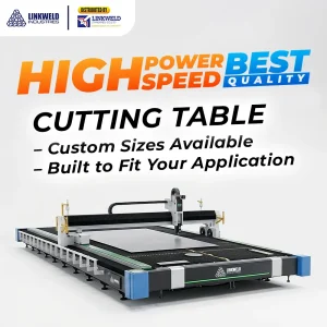 โต๊ะตัดแผ่นเหล็ก สำหรับเครื่องตัดไฟเบอร์เลเซอร์