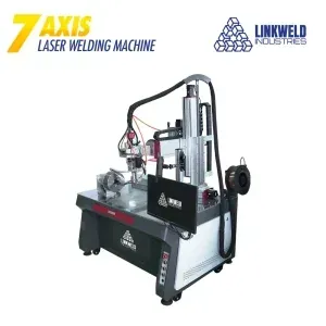 เครื่องเชื่อมไฟเบอร์เลเซอร์ / เครื่องเชื่อมเลเซอร์ Linkweld Industries รุ่น 7 แกน
