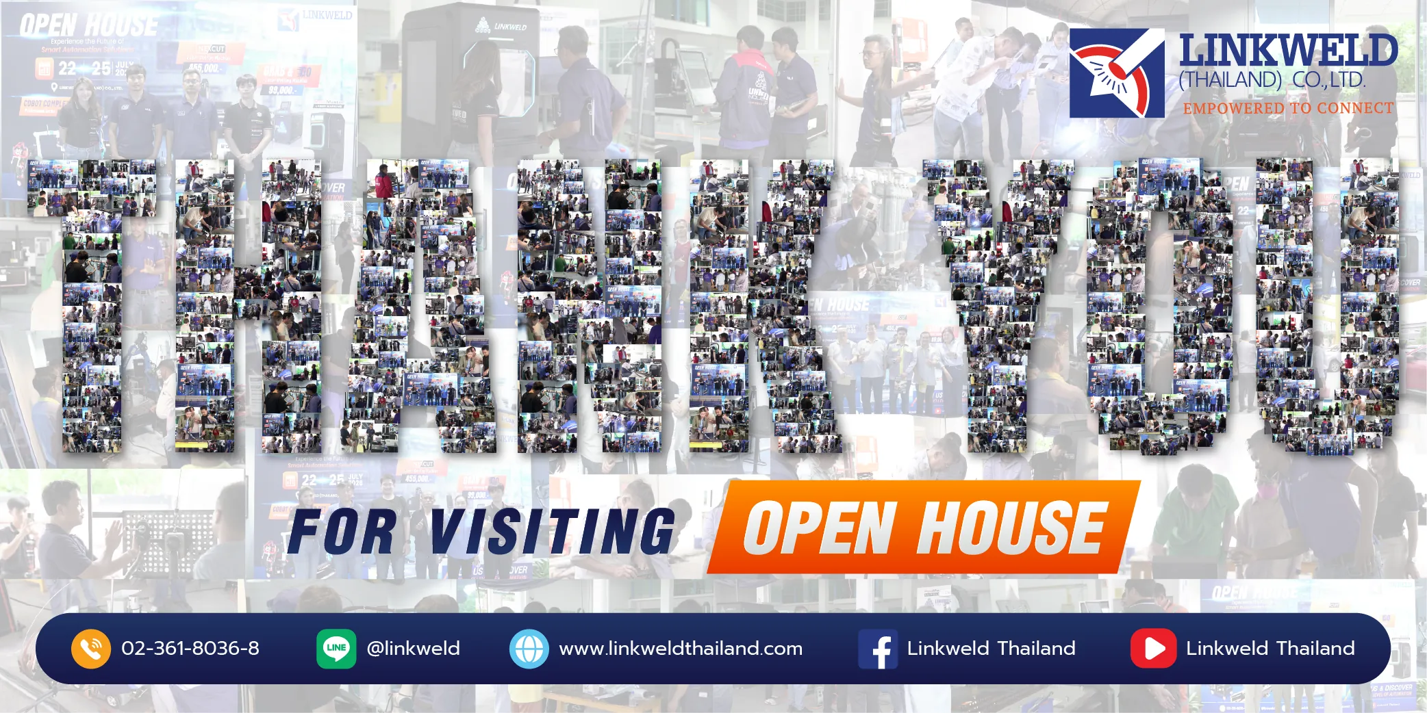 Linkweld Open House Thank You Visiting