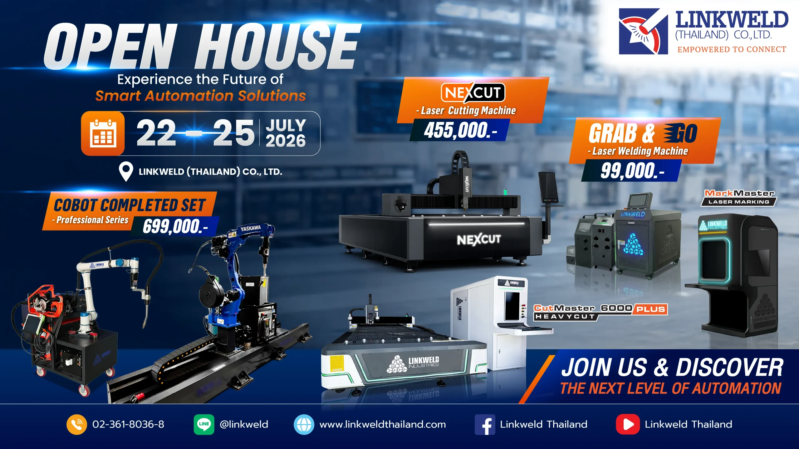 Linkweld Open House 22-25 July 2026