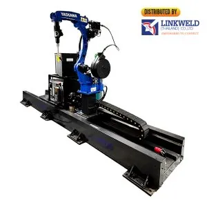 Robot on linear track