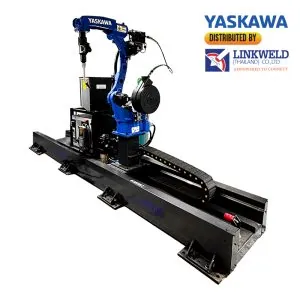 Robot on linear track