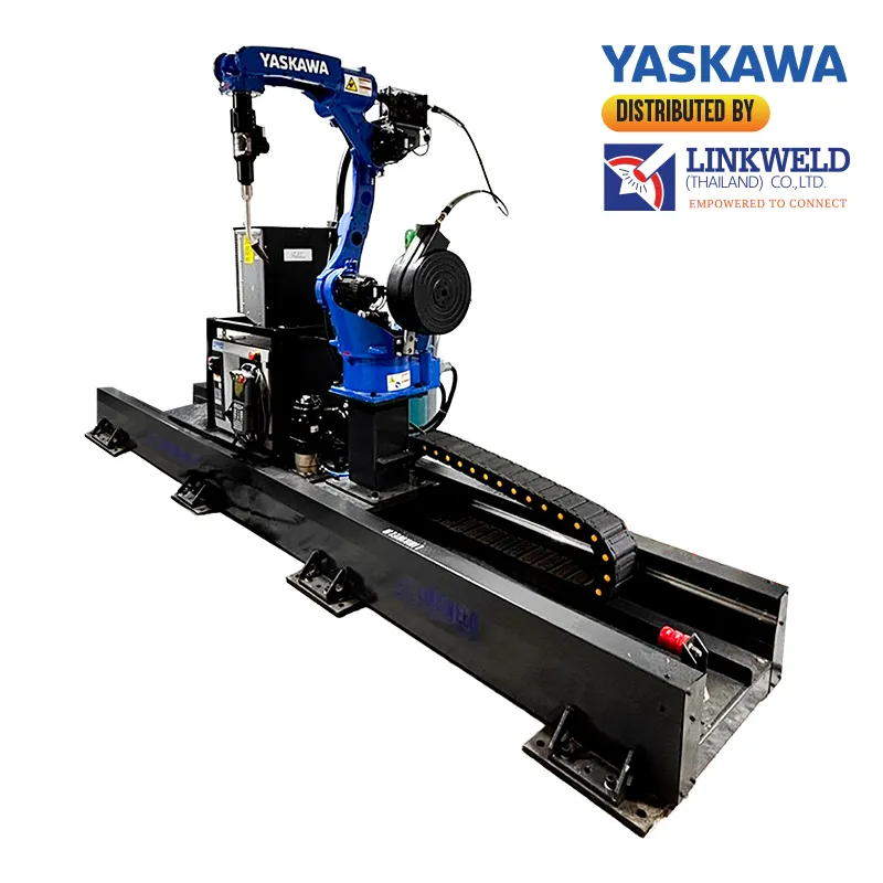 Robot on linear track